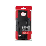 REIKO LG LANCET HYBRID HEAVY DUTY CASE WITH KICKSTAND IN RED BLACK