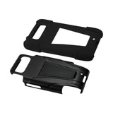 REIKO MOTOROLA DROID MINI HYBRID HEAVY DUTY CASE WITH KICKSTAND IN BLACK
