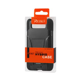 REIKO MOTOROLA DROID MINI HYBRID HEAVY DUTY CASE WITH KICKSTAND IN BLACK