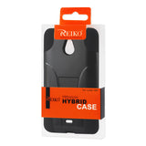 REIKO NOKIA LUMIA 1320 HYBRID HEAVY DUTY CASE WITH KICKSTAND IN BLACK