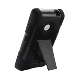 REIKO NOKIA LUMIA 521 HYBRID HEAVY DUTY CASE WITH KICKSTAND IN BLACK