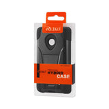 REIKO NOKIA LUMIA 521 HYBRID HEAVY DUTY CASE WITH KICKSTAND IN BLACK