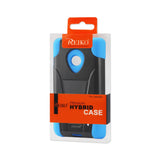 REIKO NOKIA LUMIA 521 HYBRID HEAVY DUTY CASE WITH KICKSTAND IN NAVY BLACK