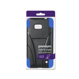 REIKO NOKIA LUMIA 640 HYBRID HEAVY DUTY CASE WITH KICKSTAND IN NAVY BLACK