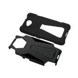 REIKO MICROSOFT LUMIA 650 HYBRID HEAVY DUTY CASE WITH KICKSTAND IN BLACK
