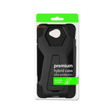 REIKO MICROSOFT LUMIA 650 HYBRID HEAVY DUTY CASE WITH KICKSTAND IN BLACK