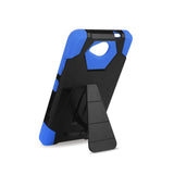 REIKO MICROSOFT LUMIA 650 HYBRID HEAVY DUTY CASE WITH KICKSTAND IN NAVY BLACK