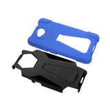 REIKO MICROSOFT LUMIA 650 HYBRID HEAVY DUTY CASE WITH KICKSTAND IN NAVY BLACK