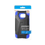 REIKO SAMSUNG GALAXY S7 ACTIVE HYBRID HEAVY DUTY CASE WITH KICKSTAND IN NAVY BLACK