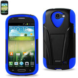 REIKO SAMSUNG GALAXY EXPRESS HYBRID HEAVY DUTY CASE WITH KICKSTAND IN NAVY BLACK