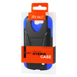 REIKO SAMSUNG GALAXY EXPRESS HYBRID HEAVY DUTY CASE WITH KICKSTAND IN NAVY BLACK