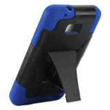 REIKO SAMSUNG GALAXY S2 HYBRID HEAVY DUTY CASE WITH KICKSTAND IN NAVY BLACK