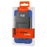 REIKO SAMSUNG GALAXY S2 HYBRID HEAVY DUTY CASE WITH KICKSTAND IN NAVY BLACK