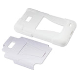 REIKO SAMSUNG GALAXY S2 HYBRID HEAVY DUTY CASE WITH KICKSTAND IN WHITE