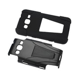 REIKO SAMSUNG ATIV S NEO HYBRID HEAVY DUTY CASE WITH KICKSTAND IN BLACK