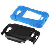 REIKO SAMSUNG ATIV ODYSSEY HYBRID HEAVY DUTY CASE WITH KICKSTAND IN BLUE
