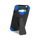 REIKO SAMSUNG GALAXY J3 HYBRID HEAVY DUTY CASE WITH KICKSTAND IN NAVY BLACK