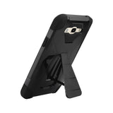 REIKO SAMSUNG GALAXY J7 (2016) HYBRID HEAVY DUTY CASE WITH KICKSTAND IN BLACK