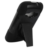 REIKO SAMSUNG GALAXY RING HYBRID HEAVY DUTY CASE WITH KICKSTAND IN BLACK