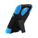 REIKO SAMSUNG GALAXY NOTE 2 HYBRID HEAVY DUTY CASE WITH KICKSTAND IN BLACK NAVY