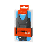 REIKO SAMSUNG GALAXY NOTE 2 HYBRID HEAVY DUTY CASE WITH KICKSTAND IN BLACK NAVY