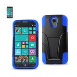 REIKO SAMSUNG ATIV SE HYBRID HEAVY DUTY CASE WITH KICKSTAND IN NAVY BLACK