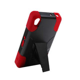 REIKO SONY XPERIA Z3V HYBRID HEAVY DUTY CASE WITH KICKSTAND IN BLACK