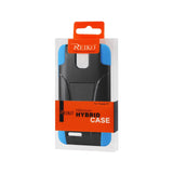 REIKO ZTE ENGAGE MT HYBRID HEAVY DUTY CASE WITH KICKSTAND IN NAVY BLACK