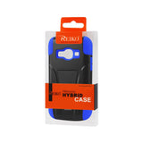 REIKO ZTE CONCORD 2 HYBRID HEAVY DUTY CASE WITH KICKSTAND IN NAVY BLACK