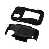 REIKO ZTE PRELUDE HYBRID HEAVY DUTY CASE WITH KICKSTAND IN BLACK