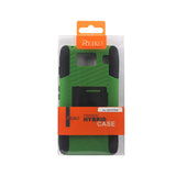 REIKO MOTOROLA DROID RAZR HD HYBRID CASE WITH HORIZONTAL KICKSTAND IN GREY BLACK