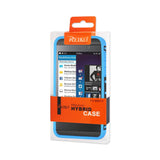 REIKO BLACKBERRY Z10 HYBRID HEAVY DUTY CASE WITH HORIZONTAL KICKSTAND IN NAVY BLACK