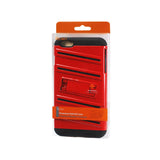 REIKO IPHONE 6 PLUS HYBRID FISHBONE CASE WITH KICKSTAND IN BLACK RED
