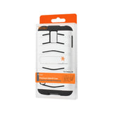 REIKO SAMSUNG GALAXY S5 HYBRID FISHBONE CASE WITH KICKSTAND IN BLACK WHITE