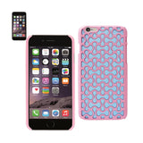 REIKO IPHONE 6 HYBRID CASE WITH TWO SILICONE PADS IN HOT PINK