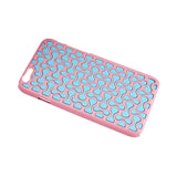REIKO IPHONE 6 HYBRID CASE WITH TWO SILICONE PADS IN HOT PINK