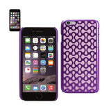 REIKO IPHONE 6 HYBRID CASE WITH TWO SILICONE PADS IN PURPLE
