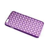 REIKO IPHONE 6 HYBRID CASE WITH TWO SILICONE PADS IN PURPLE