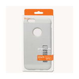 REIKO IPHONE 6 PLUS SLIM ARMOR HYBRID CASE WITH KICKSTAND IN WHITE