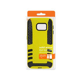 REIKO SAMSUNG GALAXY S6 EDGE HYBRID TIRE CASE IN BLACK YELLOW