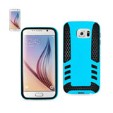 REIKO SAMSUNG GALAXY S6 HYBRID TIRE CASE IN BLACK BLUE
