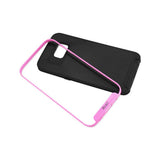 REIKO SAMSUNG GALAXY S7 EDGE SLIM ARMOR CASE WITH BUMPER FRAMES IN BLACK PINK