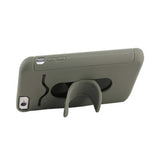 REIKO IPHONE 6 PLUS HYBRID HEAVY DUTY CASE WITH BENDING KICKSTAND IN GRAY