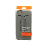 REIKO IPHONE 6 PLUS HYBRID HEAVY DUTY CASE WITH BENDING KICKSTAND IN GRAY