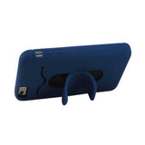 REIKO IPHONE 6 PLUS HYBRID HEAVY DUTY CASE WITH BENDING KICKSTAND IN NAVY