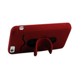 REIKO IPHONE 6 PLUS HYBRID HEAVY DUTY CASE WITH BENDING KICKSTAND IN RED