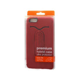 REIKO IPHONE 6 PLUS HYBRID HEAVY DUTY CASE WITH BENDING KICKSTAND IN RED