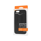 REIKO IPHONE 6 HYBRID HEAVY DUTY CASE WITH BENDING KICKSTAND IN BLACK