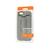 REIKO IPHONE 6 HYBRID HEAVY DUTY CASE WITH BENDING KICKSTAND IN GRAY