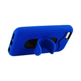 REIKO IPHONE 6 HYBRID HEAVY DUTY CASE WITH BENDING KICKSTAND IN NAVY